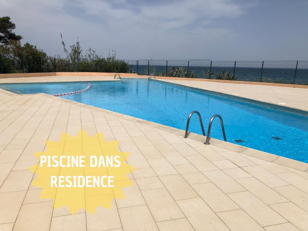 Studio bord de mer - Plage - Piscine - Wifi Santa-Lucia-di-Moriani Extérieur photo
